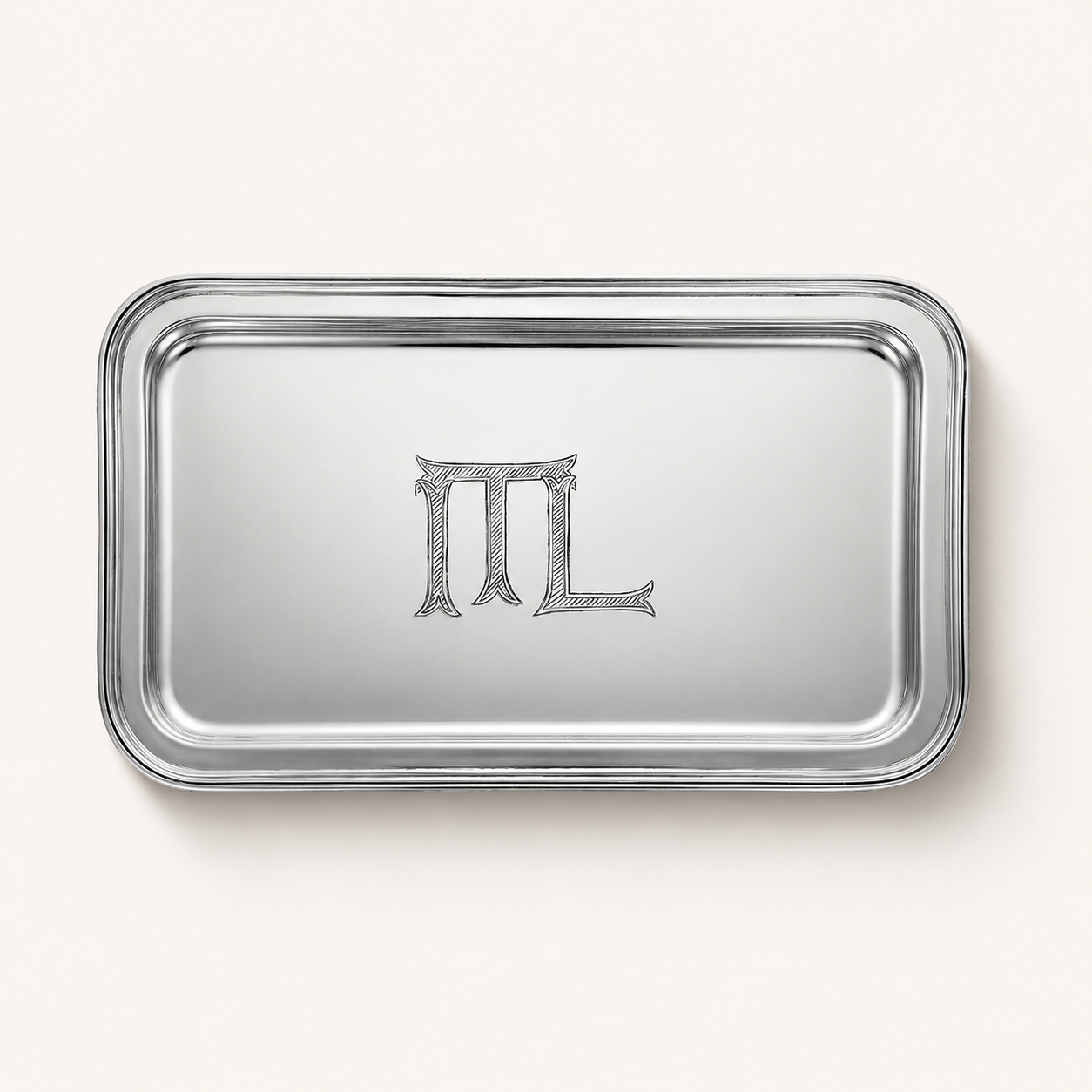 Small Bespoke Engravable Silver Tray