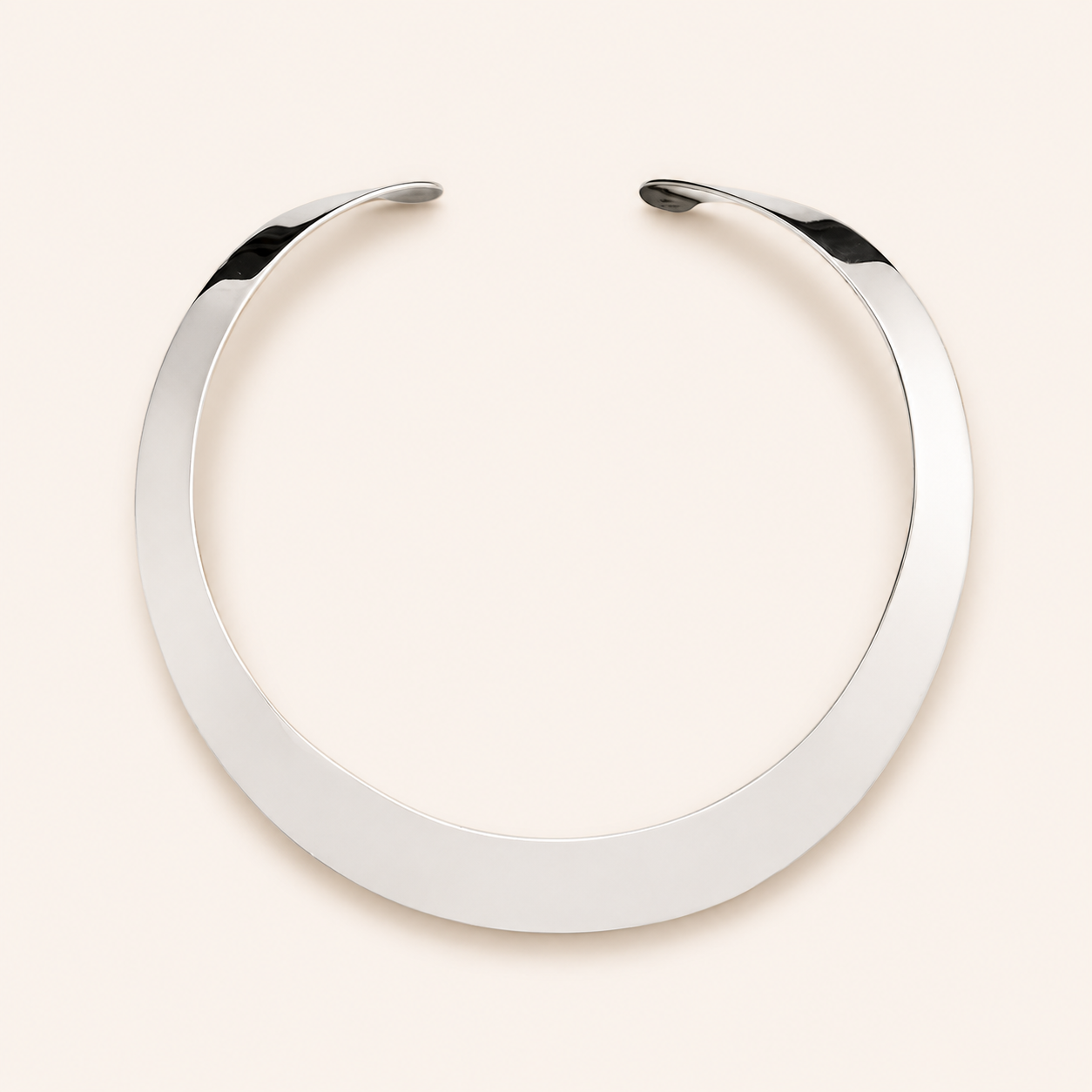 Collana con colletto su misura in argento sterling