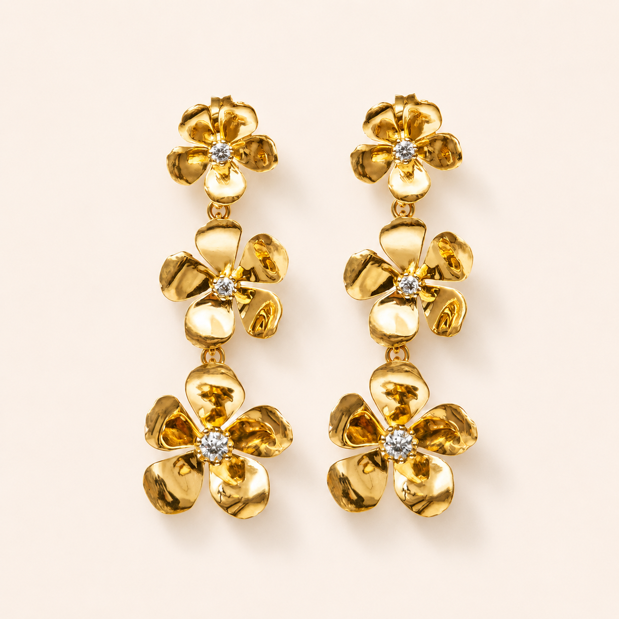 Orecchini Fiore, 3 fiori