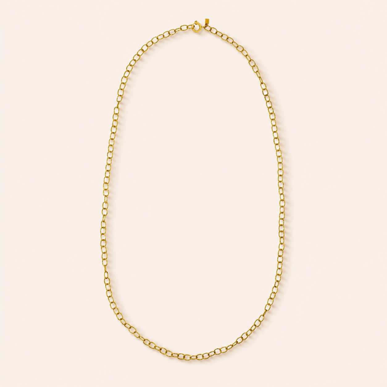 Hammered Gold Chain