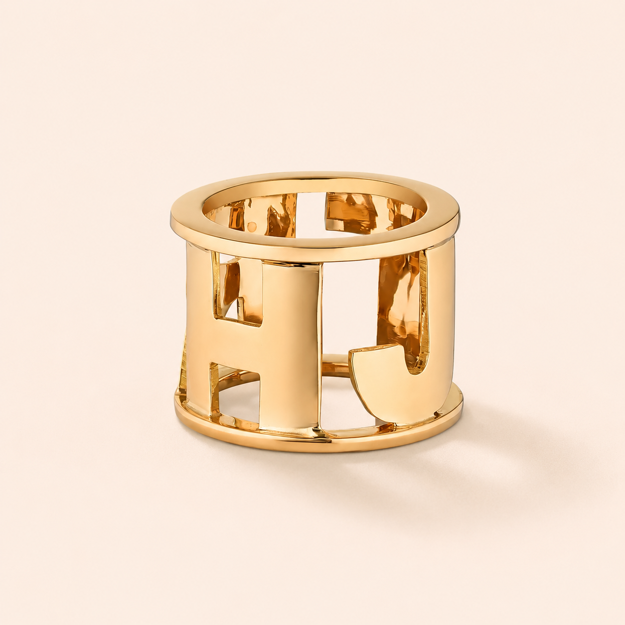Anello con lettera