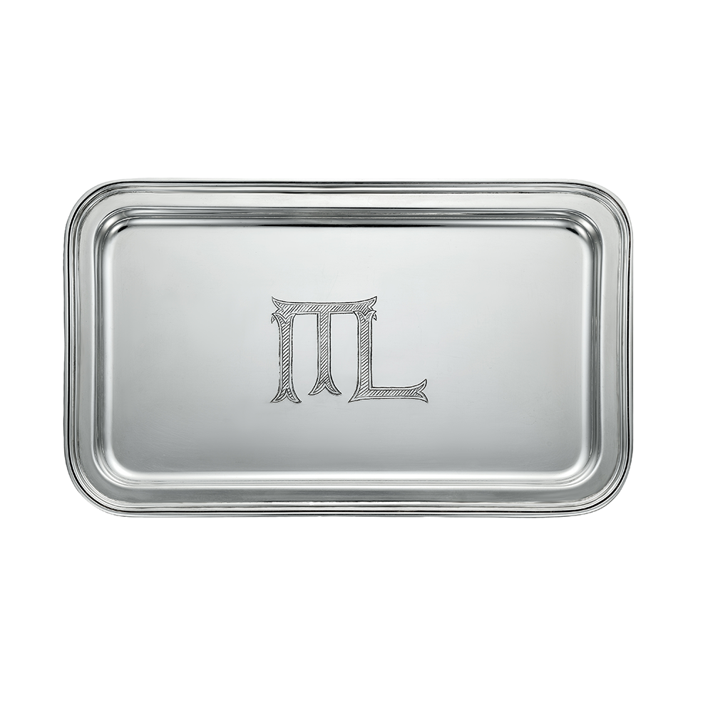 Small Bespoke Engravable Silver Tray