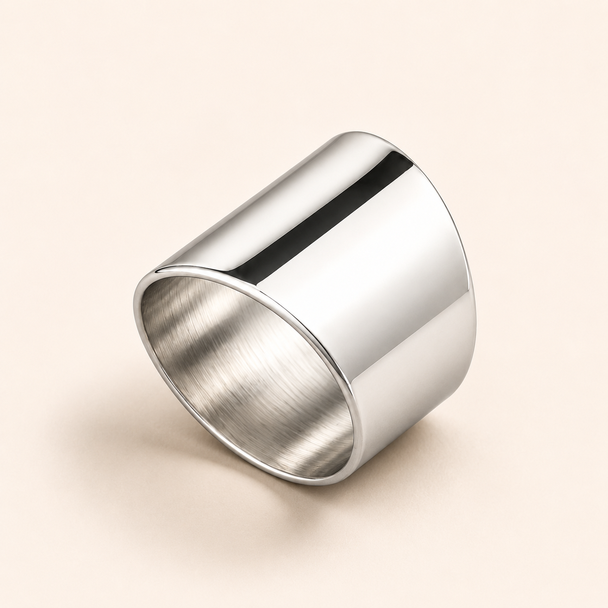 Tube Ring in Sterling Silver