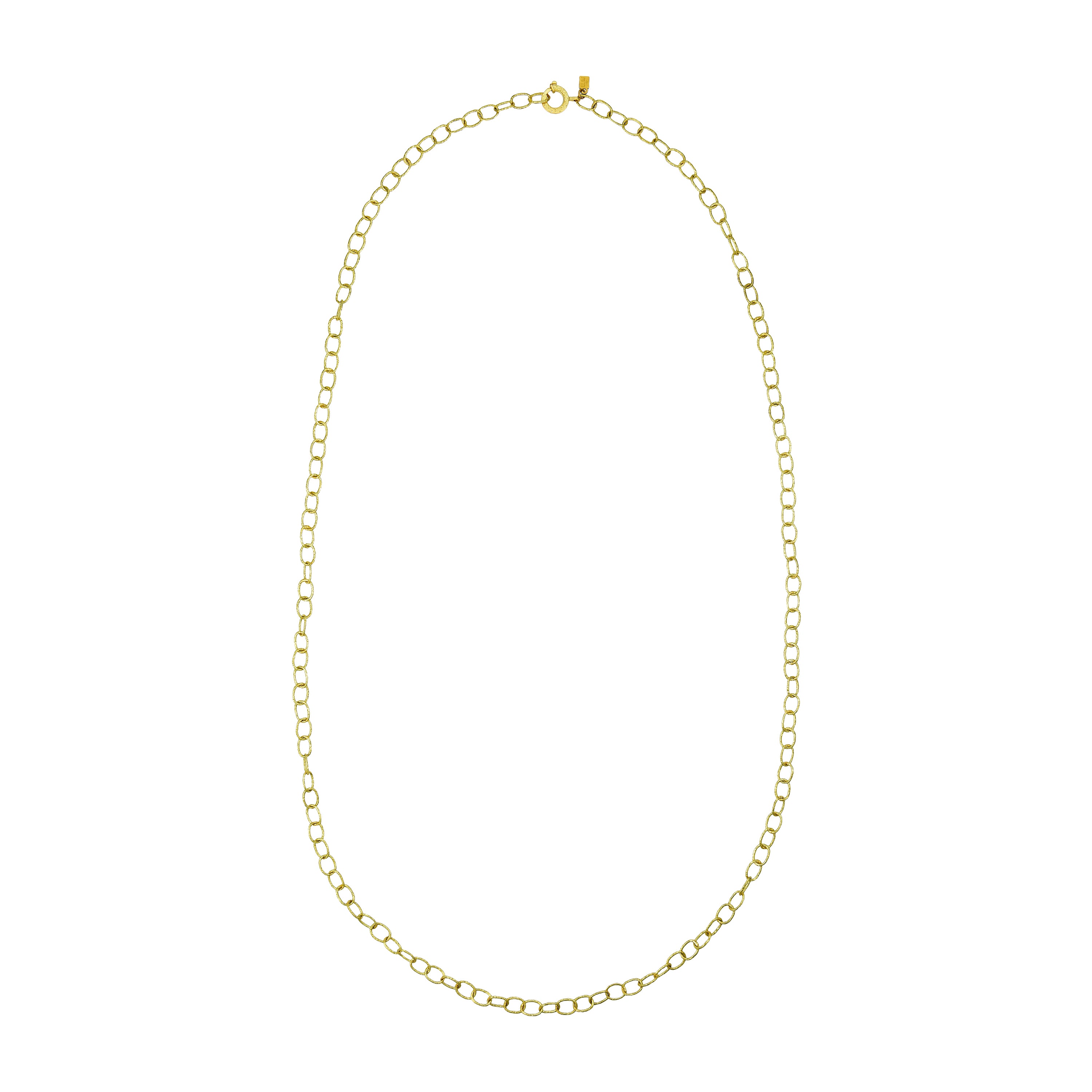 Hammered Gold Chain