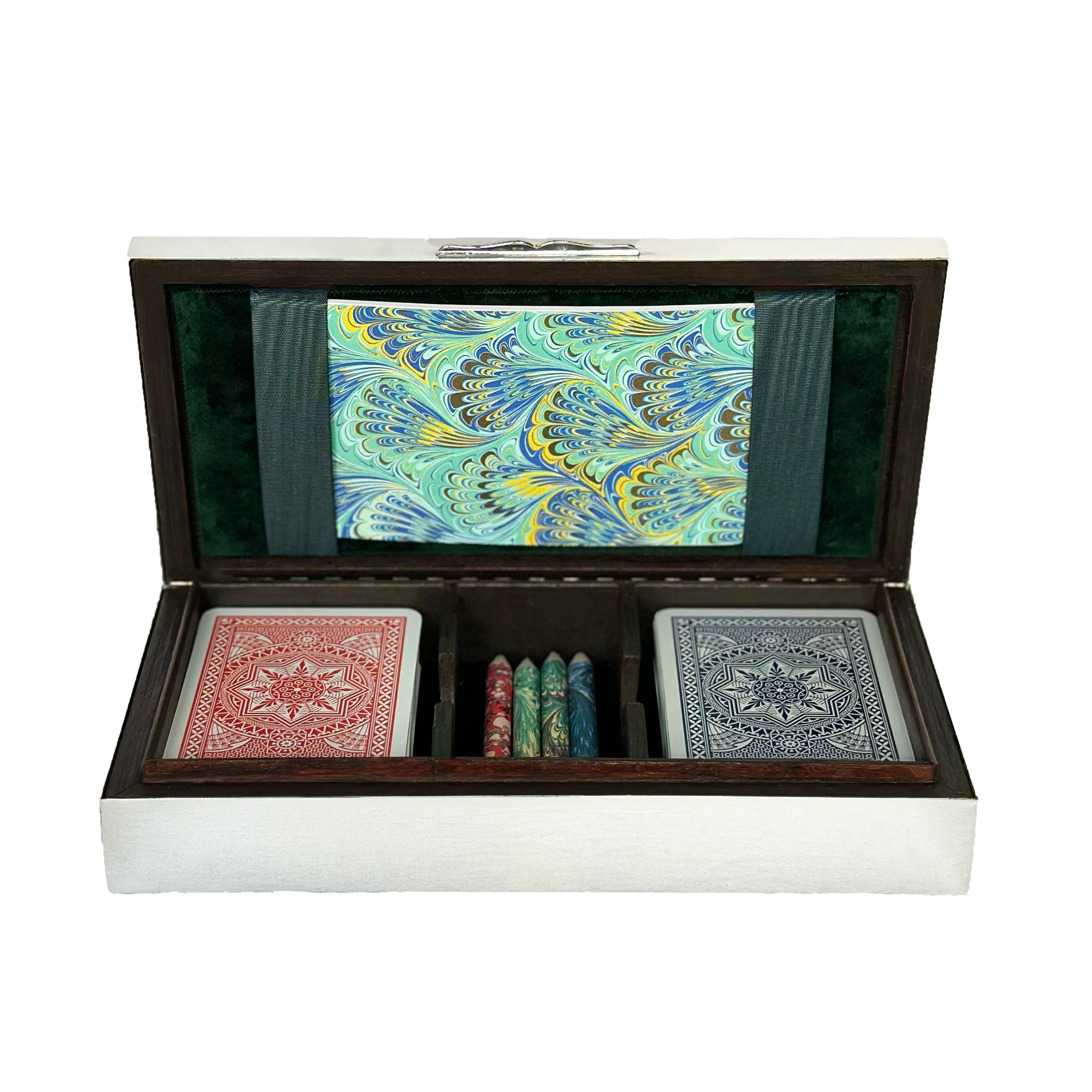 Sterling Silver Card Game Box