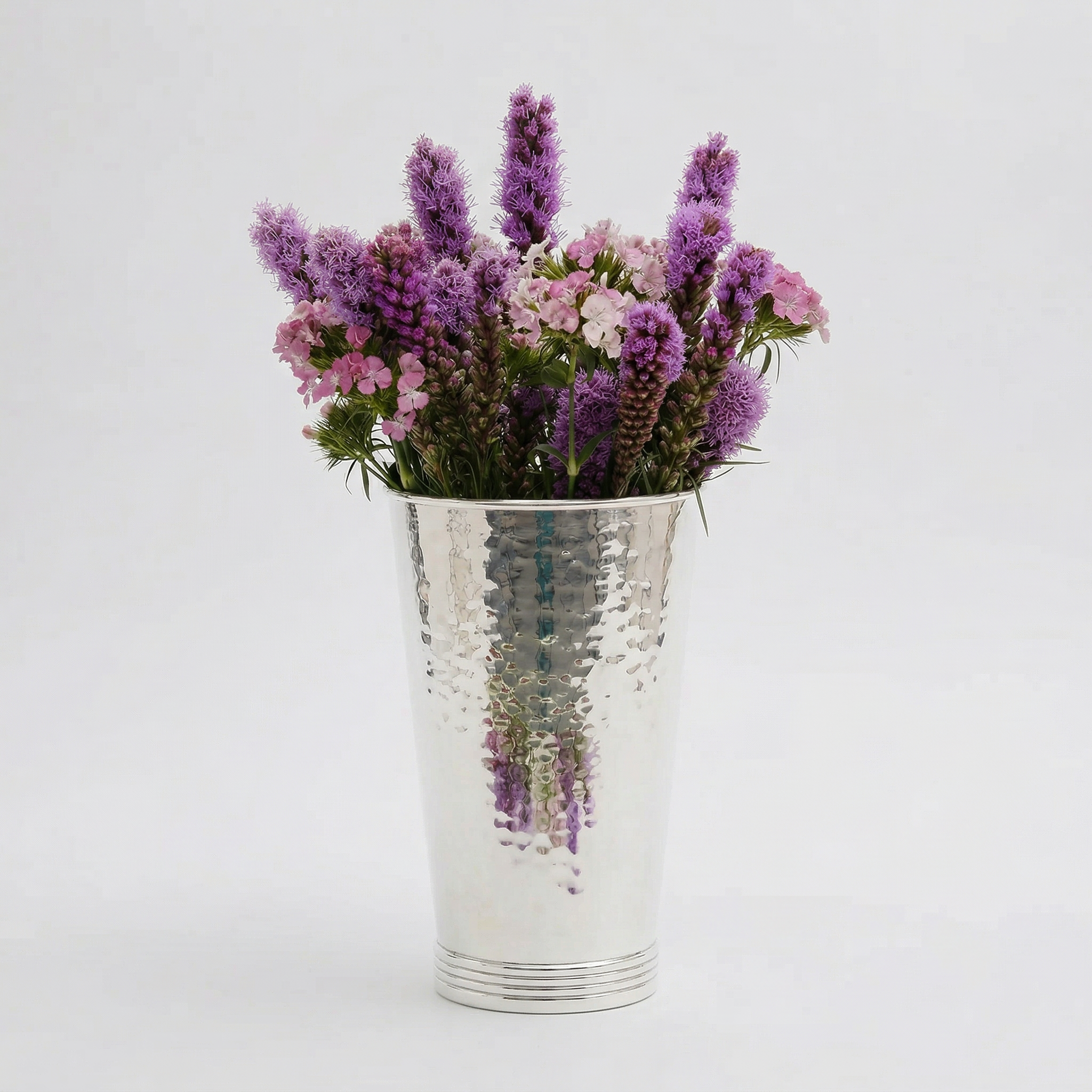 Hammered Flower Vase