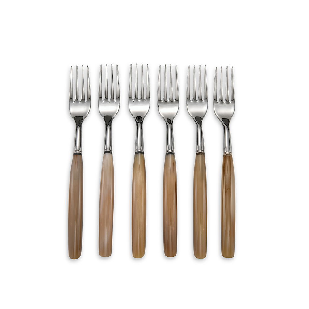 Ox Horn Forks — Set of Six